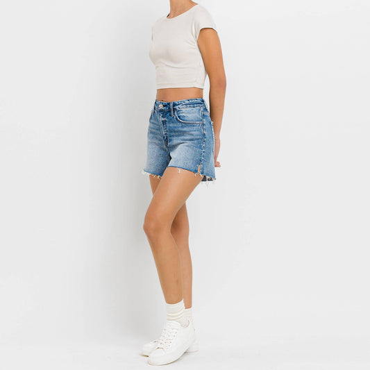 Charlie High Waisted Denim Shorts