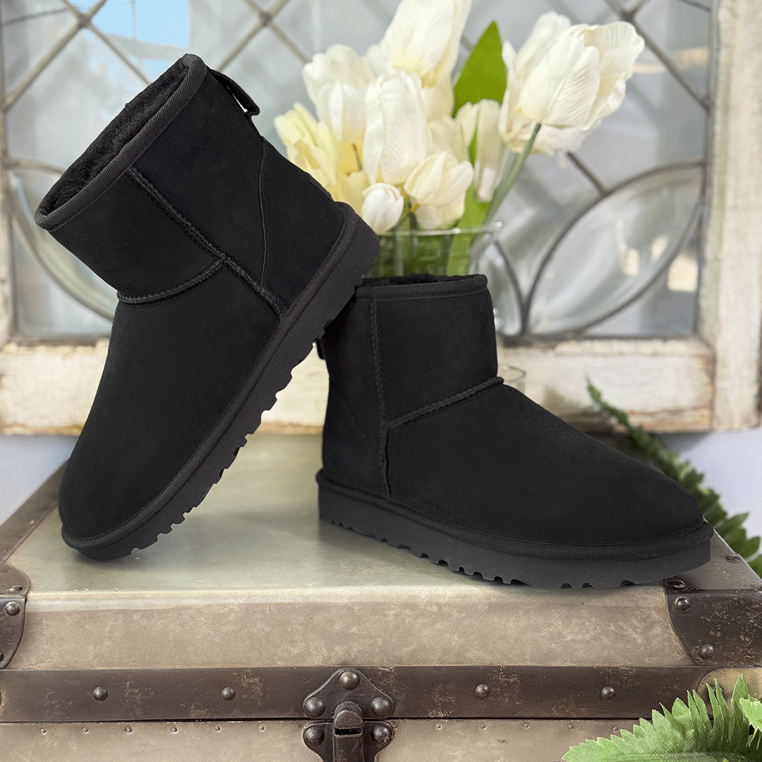 UGG classic Mini ankle outlets boots Black