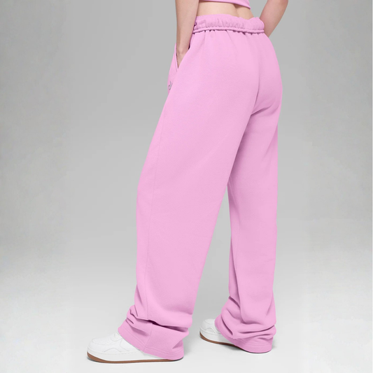 alo - Accolade Straight Leg Sweatpant: Candy Heart Pink