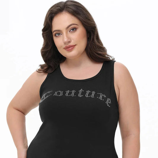 Juicy Couture - Big Bling Couture Tank Top Black