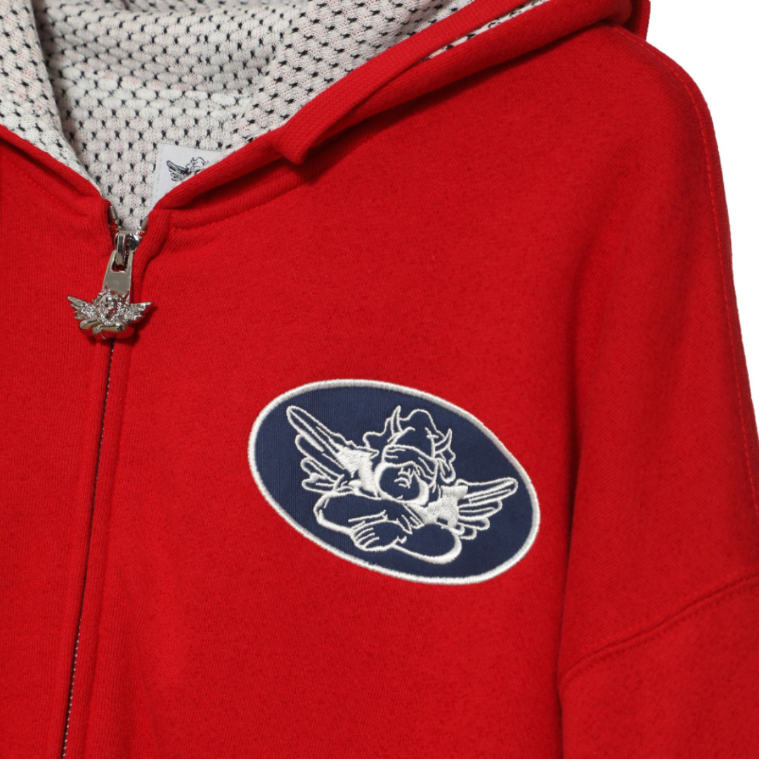 BOYS LIE - RED FLAGS HARLEY ZIP HOODIE