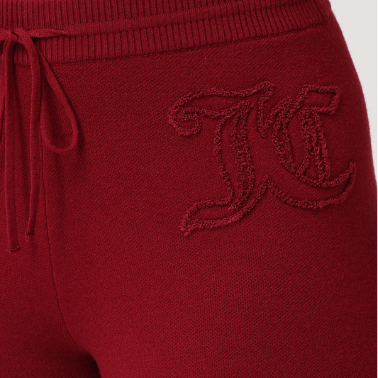 Juicy Couture - Knit Wide Leg Pants: Red Dahlia