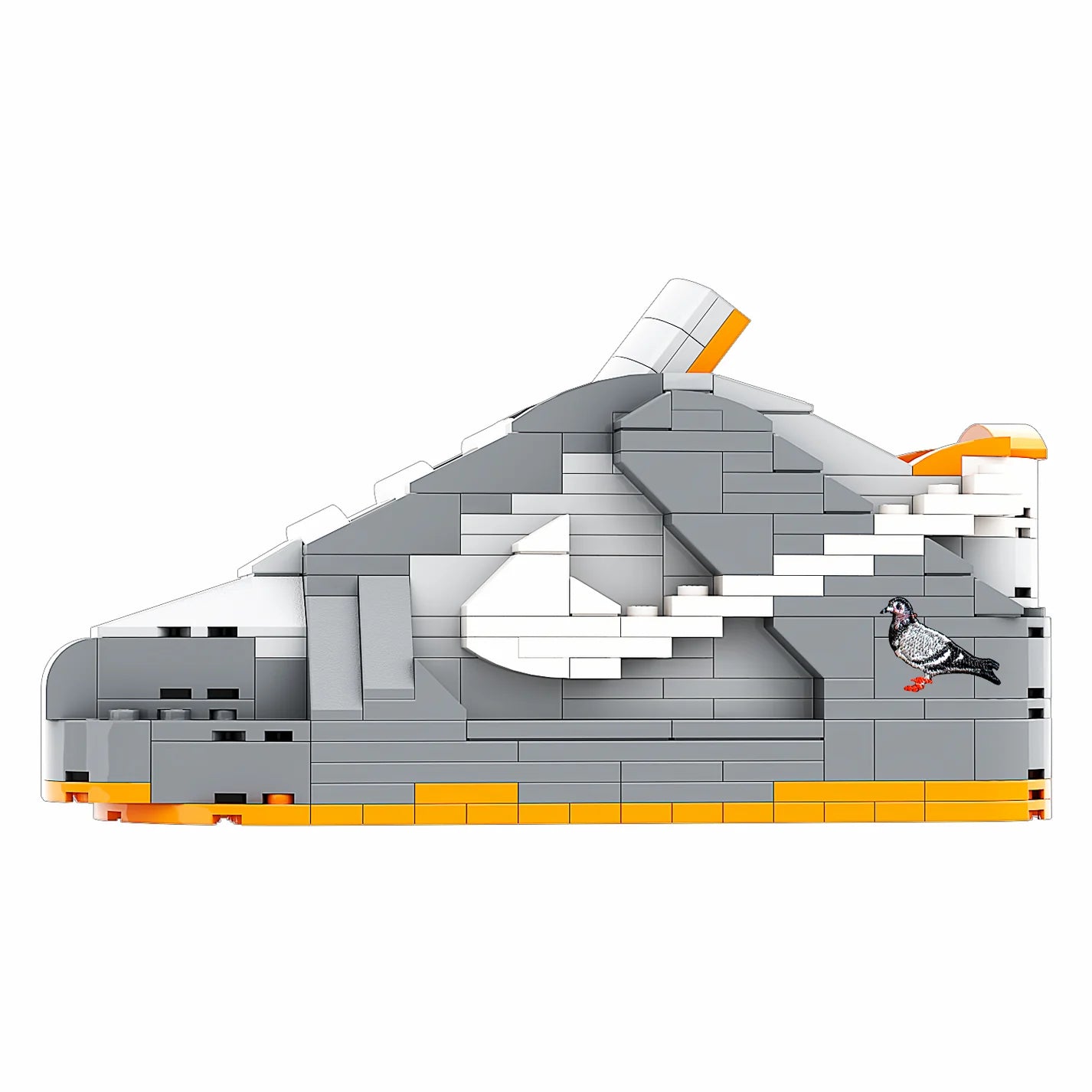 Sneaker Bricks Nike Dunk Low SB Pigeon Mini Figure