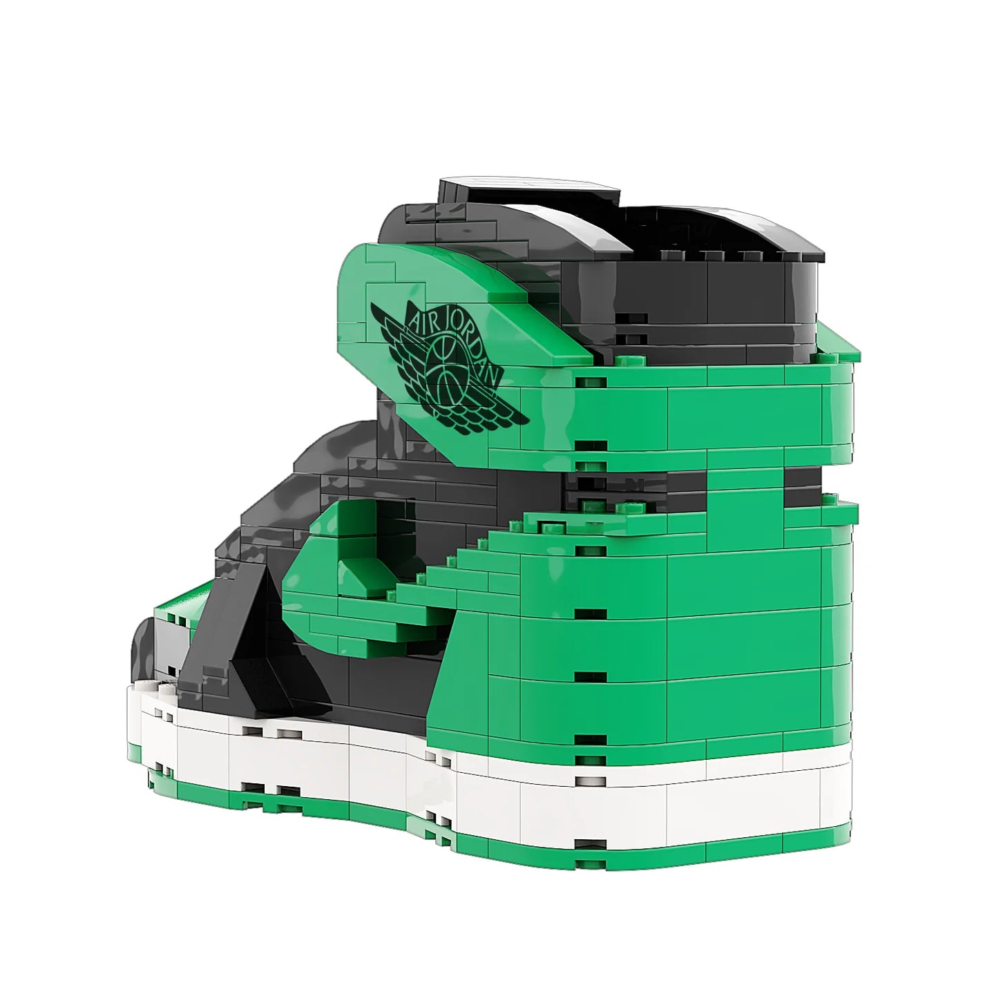Sneaker Bricks Jordan 1 High Pine Green Mini Figure