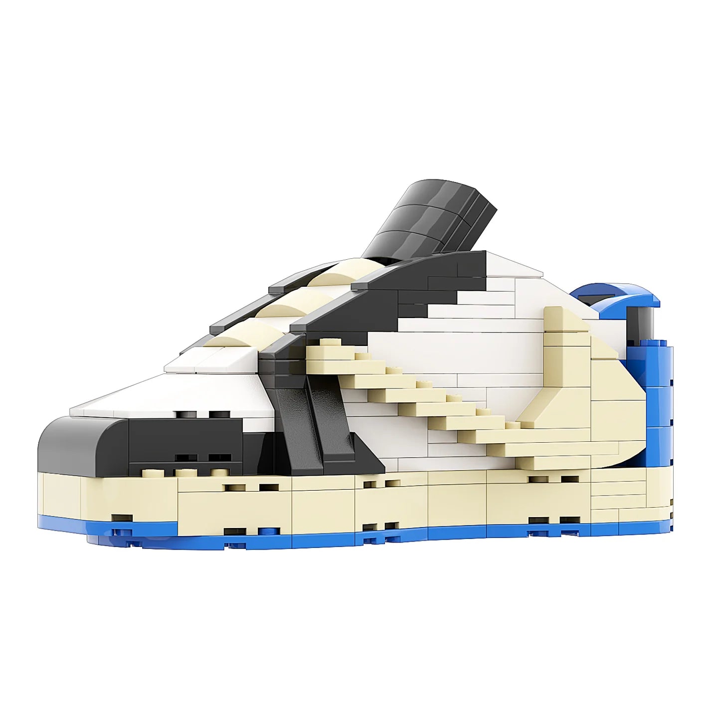 Sneaker Bricks Jordan 1 Low Fragment X Travis Scott Mini Figure