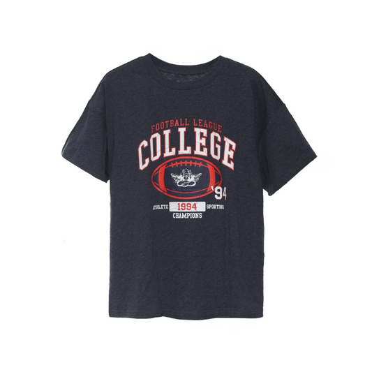 BOYS LIE - OUT OF THEIR LEAGUE HEATHER BF TSHIRT