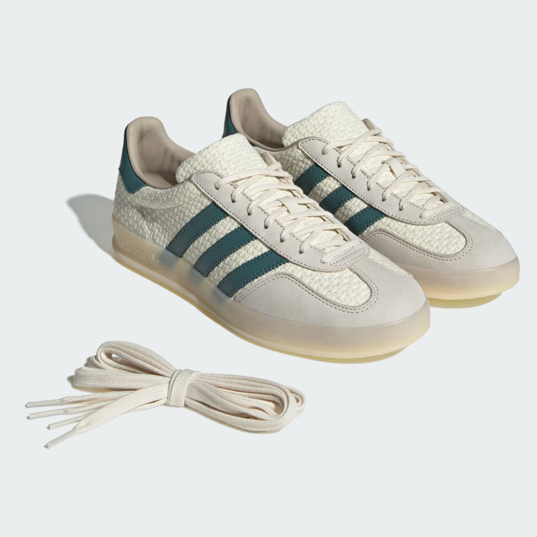 adidas Gazelle Indoor 'Cotton Weave Pack – Cream Preloved Teal'