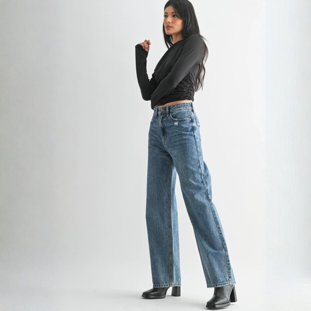 Emilia High Waisted Skater Jean
