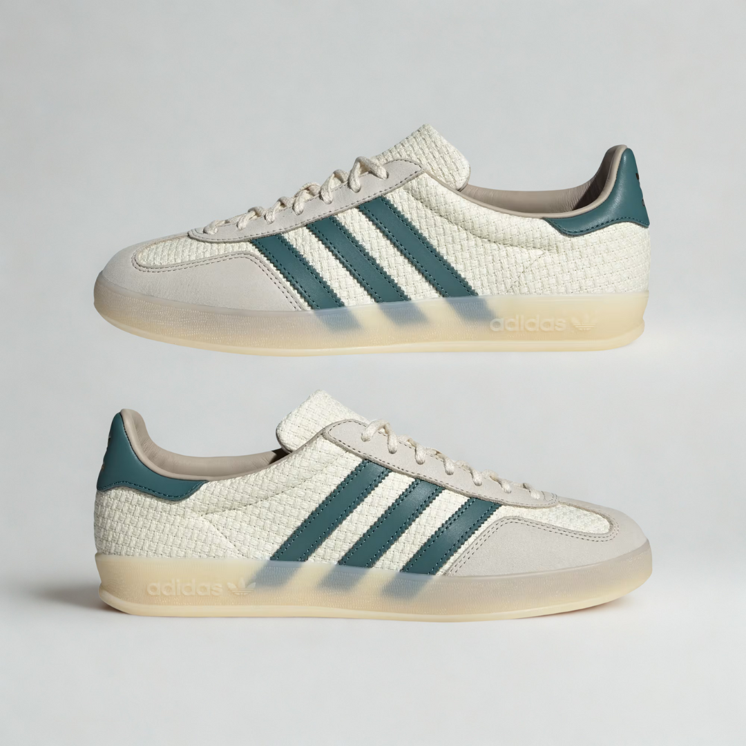 adidas Gazelle Indoor 'Cotton Weave Pack – Cream Preloved Teal'