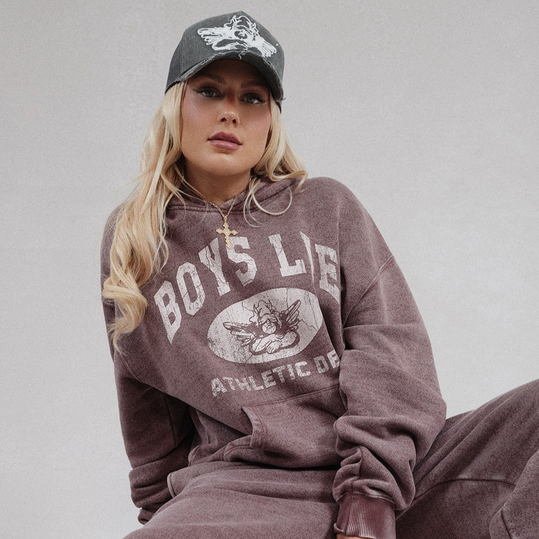 BOYS LIE - BOYS LIE ATHLETICS RACER HOODIE