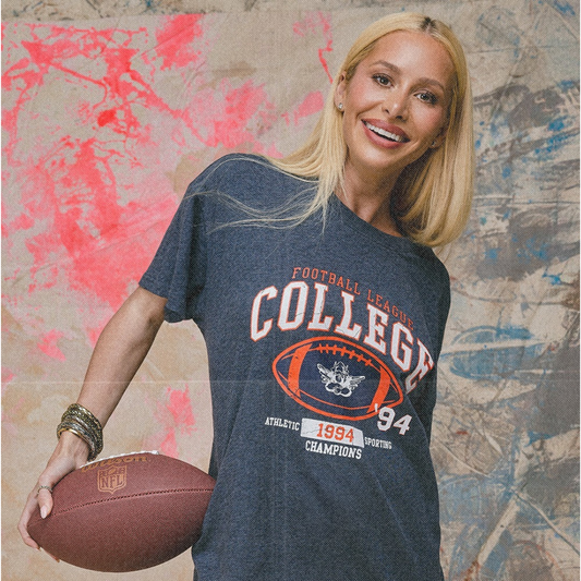 BOYS LIE - OUT OF THEIR LEAGUE HEATHER BF TSHIRT