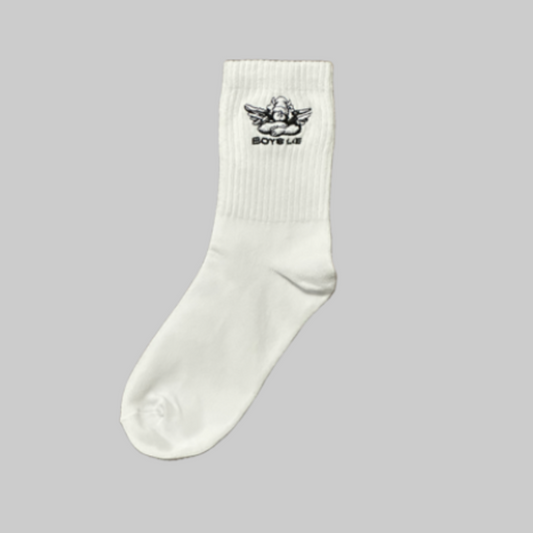 BOYS LIE - BOYS LIE LOGO SOCK: BLACK