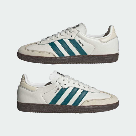adidas Samba OG White Legacy Teal Women's