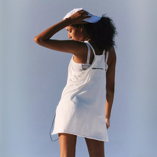 FP Movement - Hot Shot Mini Dress: White