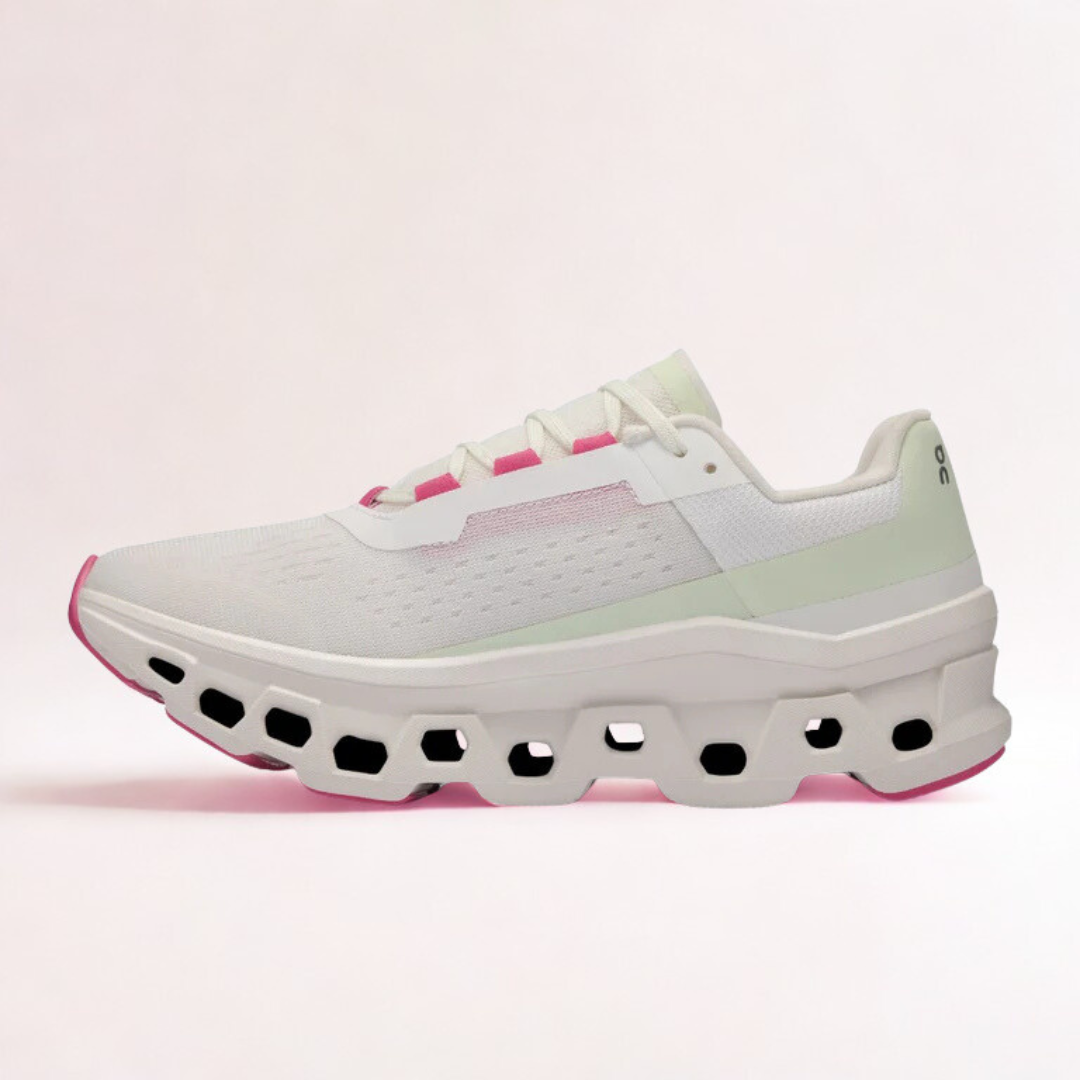 On Running Cloudmonster White Lima Women's