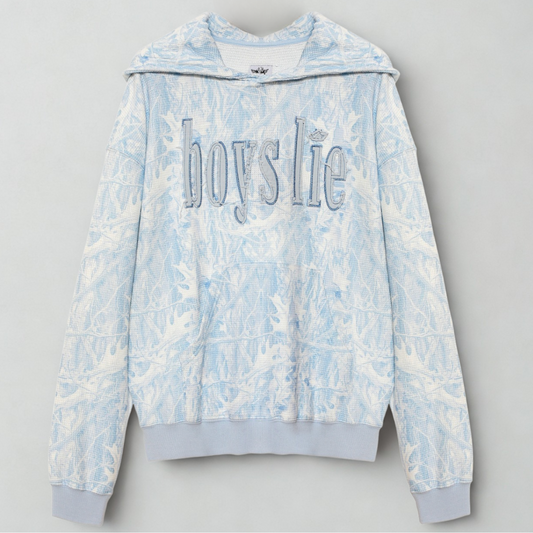 BOYS LIE – BLUE MANHUNT RACER HOODIE