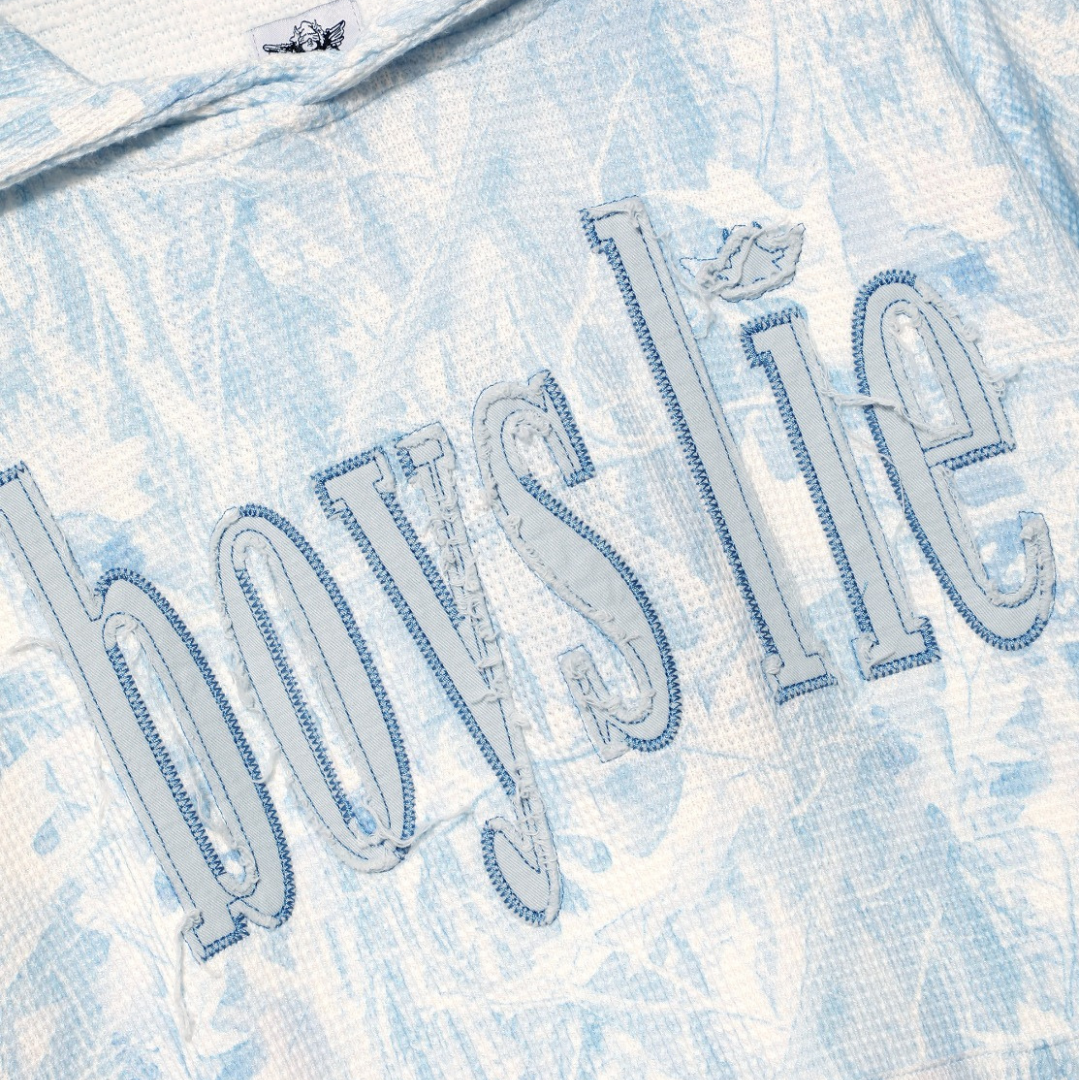 BOYS LIE – BLUE MANHUNT RACER HOODIE