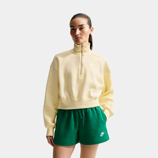 Nike Phoenix Fleece Oversized 1/4-Zip Crop