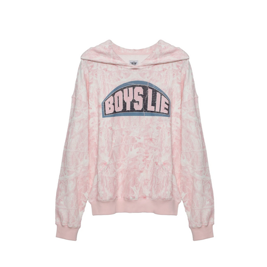 BOYS LIE - LET LOVE GUIDE MY WAY RHINESTONE RACER HOODIE