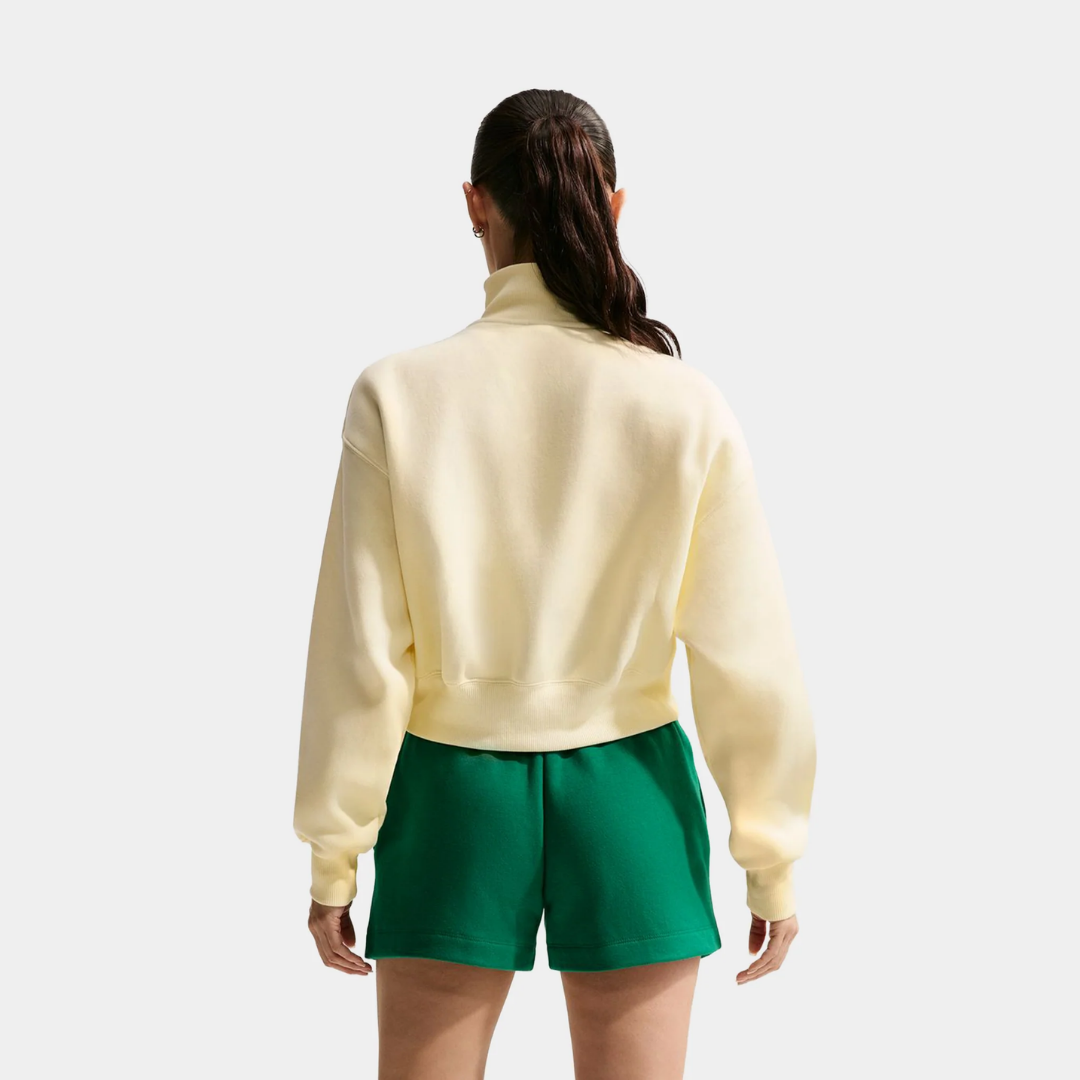 Nike Phoenix Fleece Oversized 1/4-Zip Crop