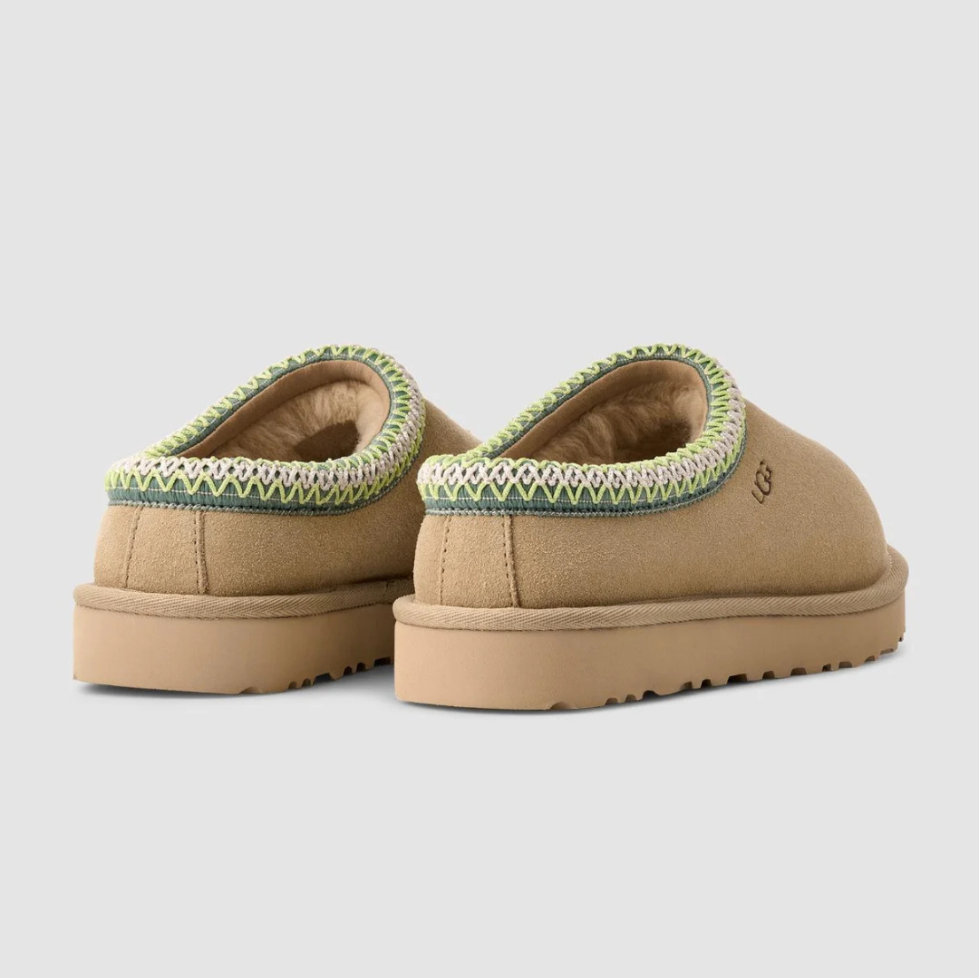 UGG Tasman Slipper Mustard Seed & Vibrant Green Women's