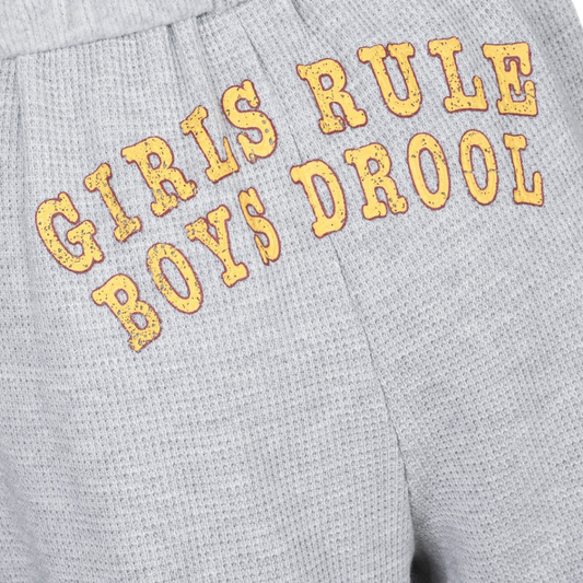 BOYS LIE - GIRLS RULE BOYS DROOL BASIC SHORT