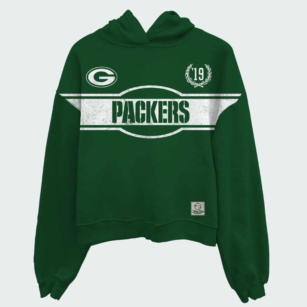 Packers Oversized Cropped Hoodie