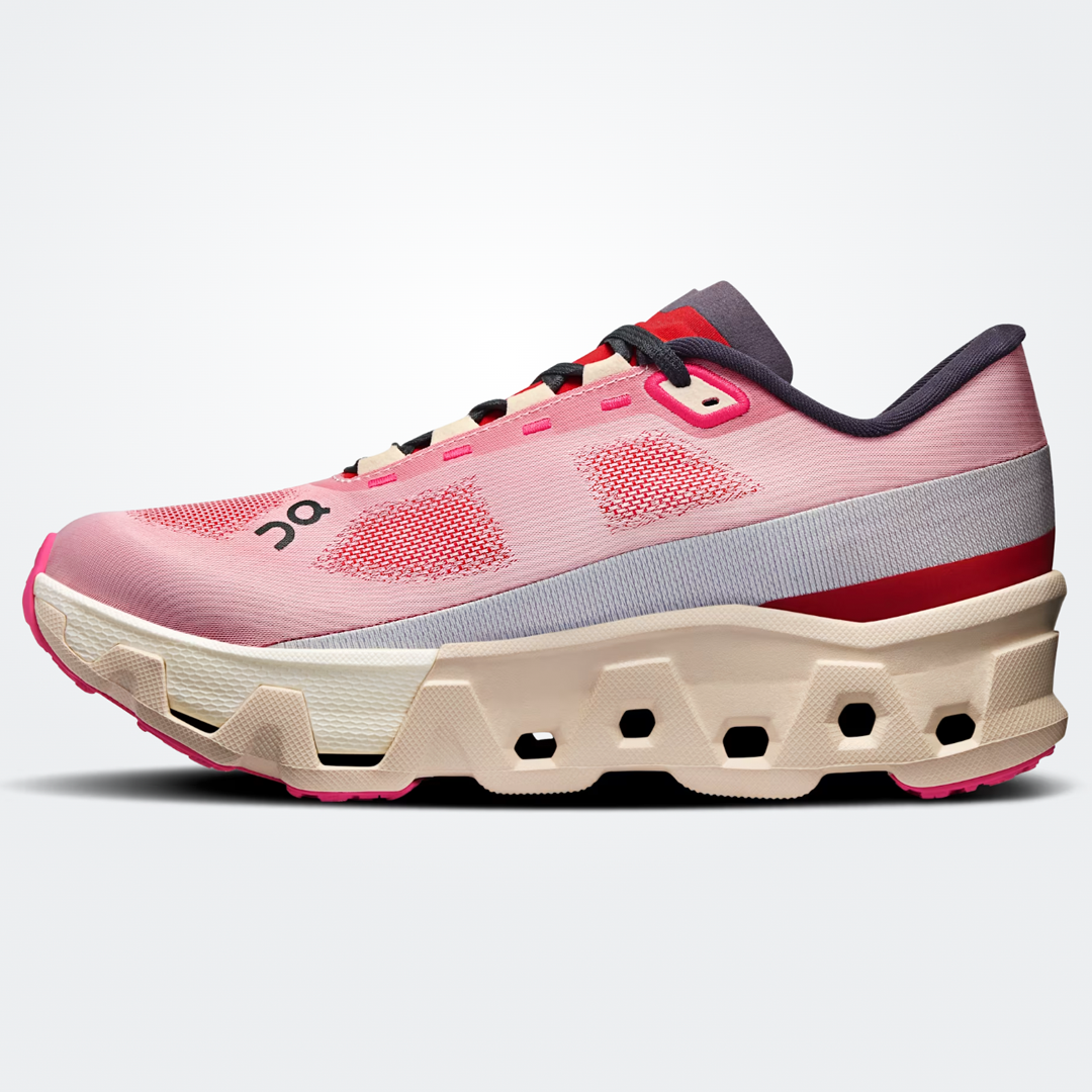 On Running Cloudmonster Hyper Red Cream Women's