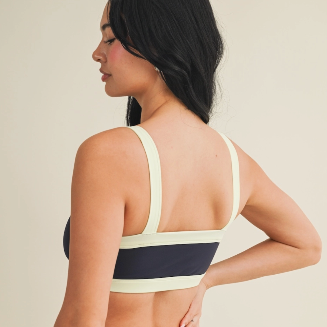 Fabiana Sports Bra: Navy