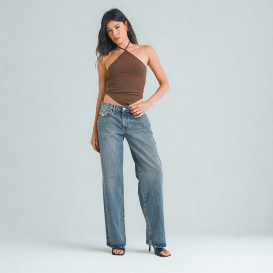 Emilia Baggy Low Rise Jean