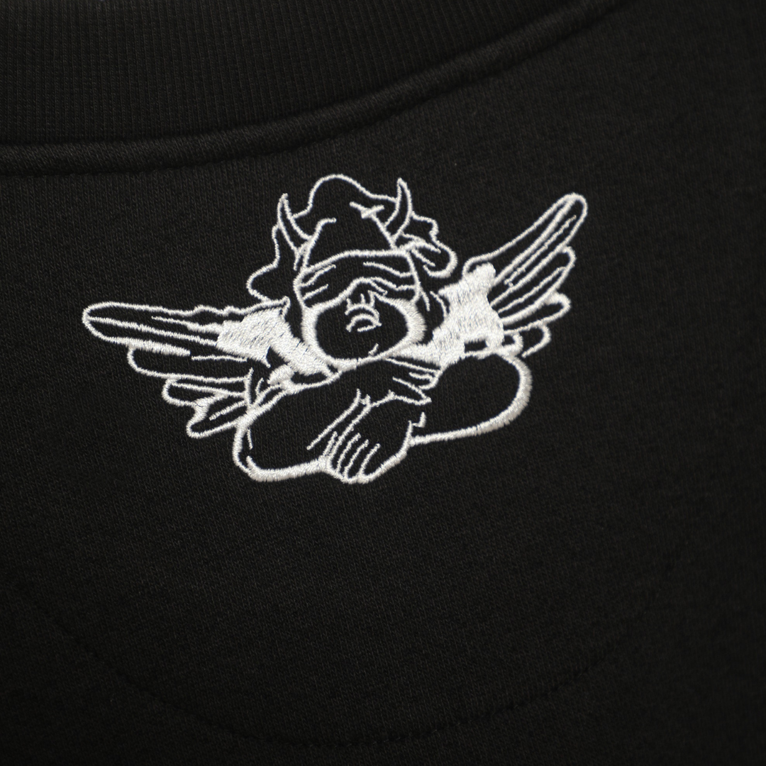 BOYS LIE - CAITLYN CODED KARA CREWNECK: Black