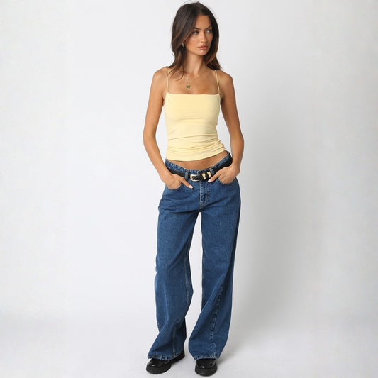 Elara Seamless Cami: Buttercream