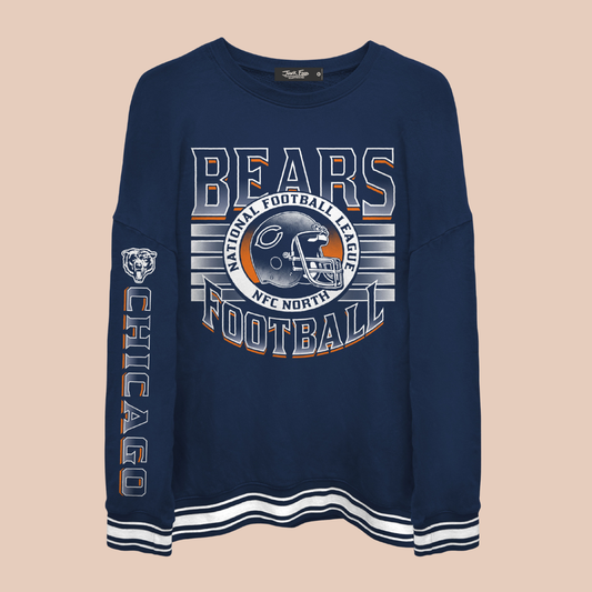 Bears Striped Crew