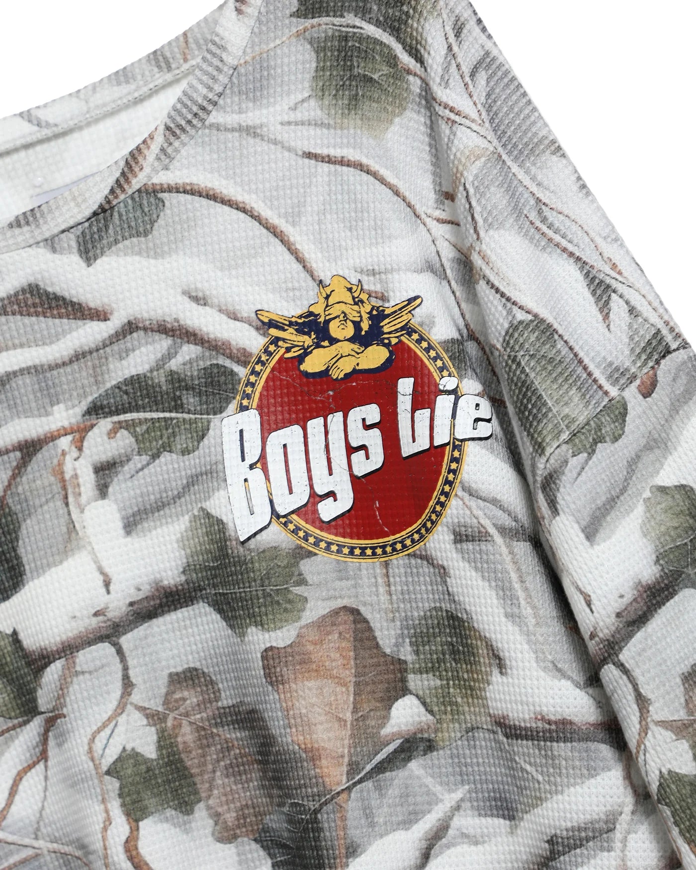 BOYS LIE - BREAKFAST BEERS THERMAL BOYFRIEND LONGSLEEVE