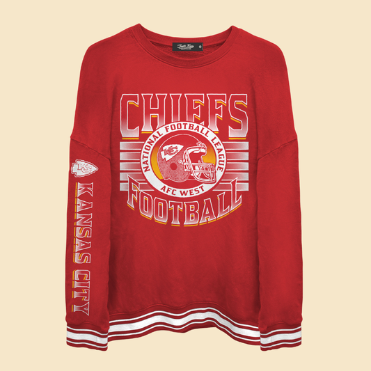 Chiefs Striped Crew