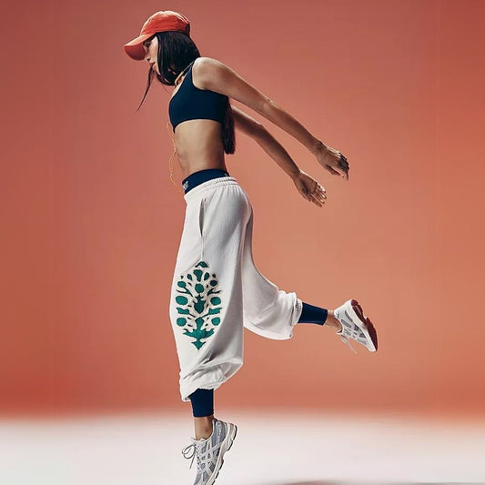 FP Movement - All Star Pant Embroidered: White