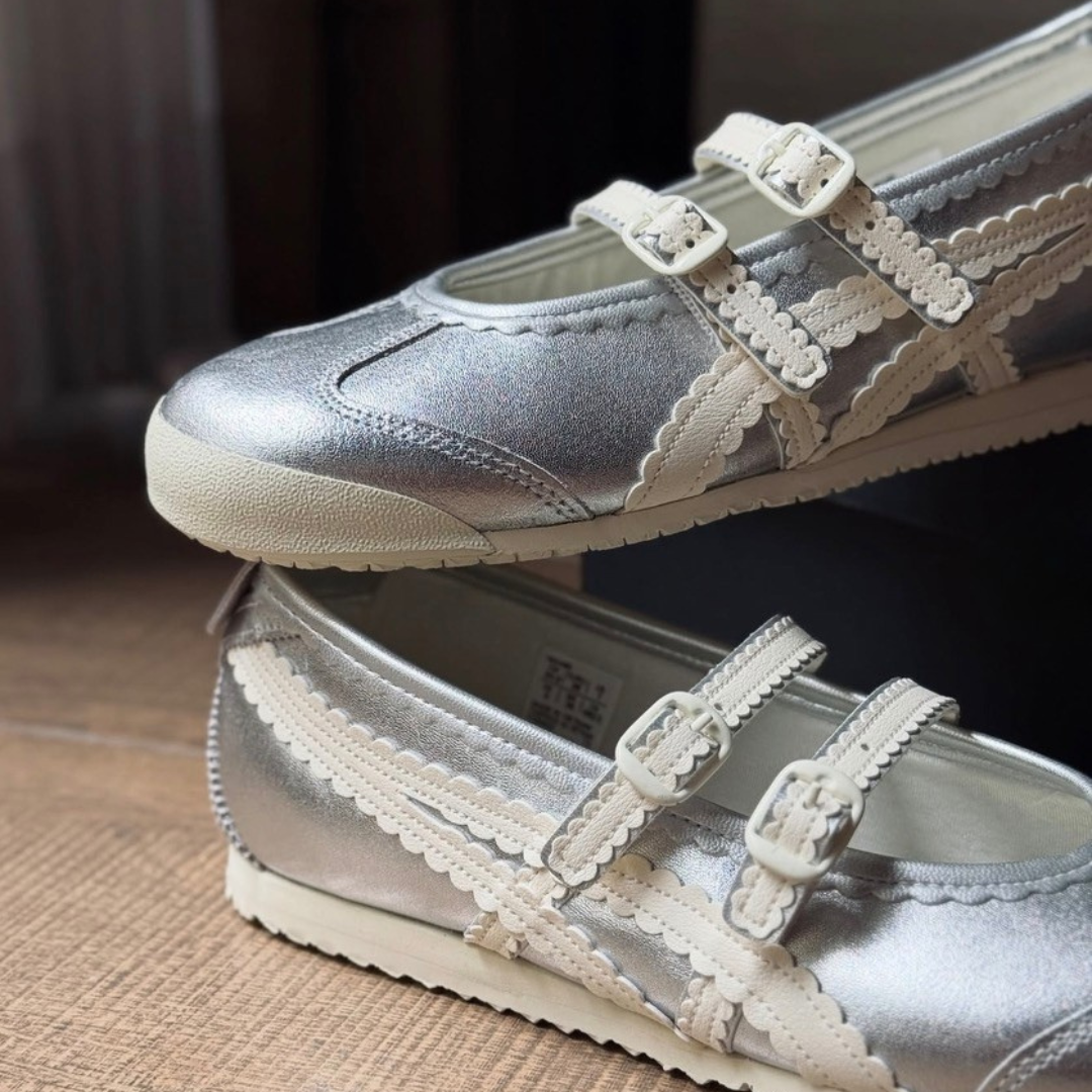 Onitsuka Tiger Mexico 66 TGRS Silver Cream Women's