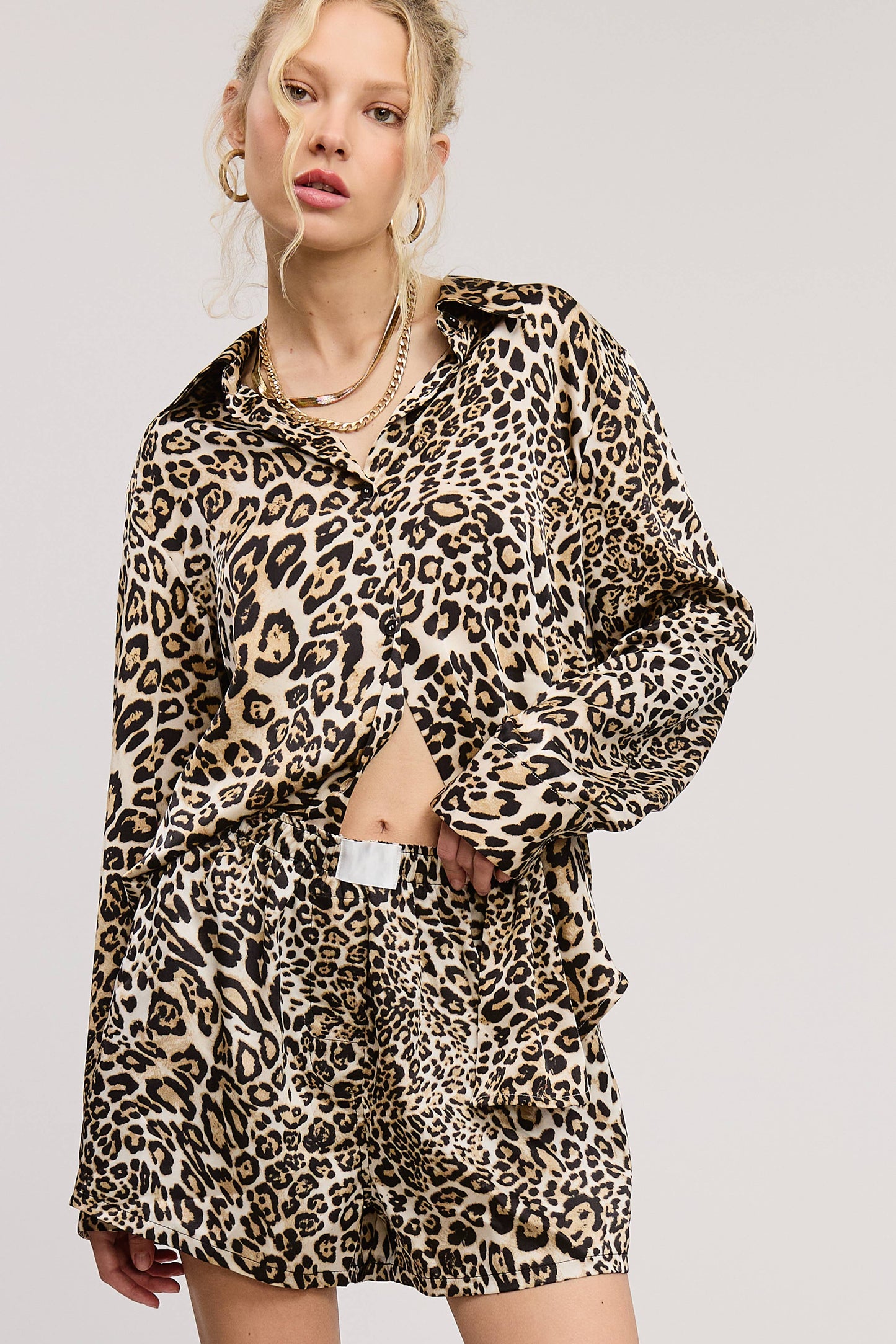 Quinn Boxer Shorts: Leopard