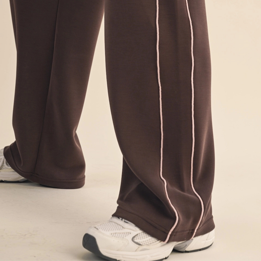 Maya Super Soft Track Pant – Chocolate