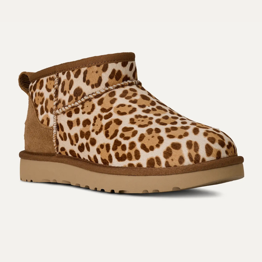UGG Classic Ultra Mini Boot Felicity Leopard Jasmine Women's