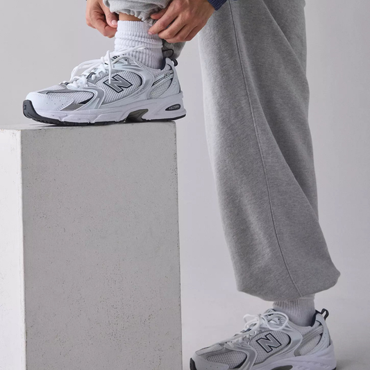 New Balance 530 White Silver Navy