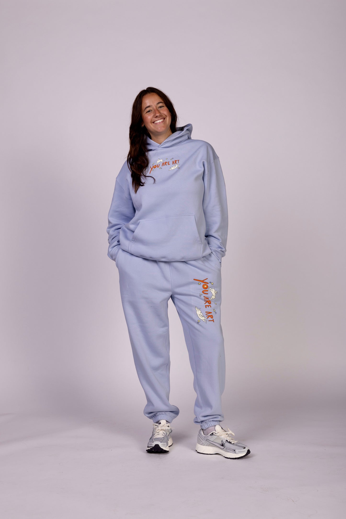 You Are Art Hoodie - Sky Blue