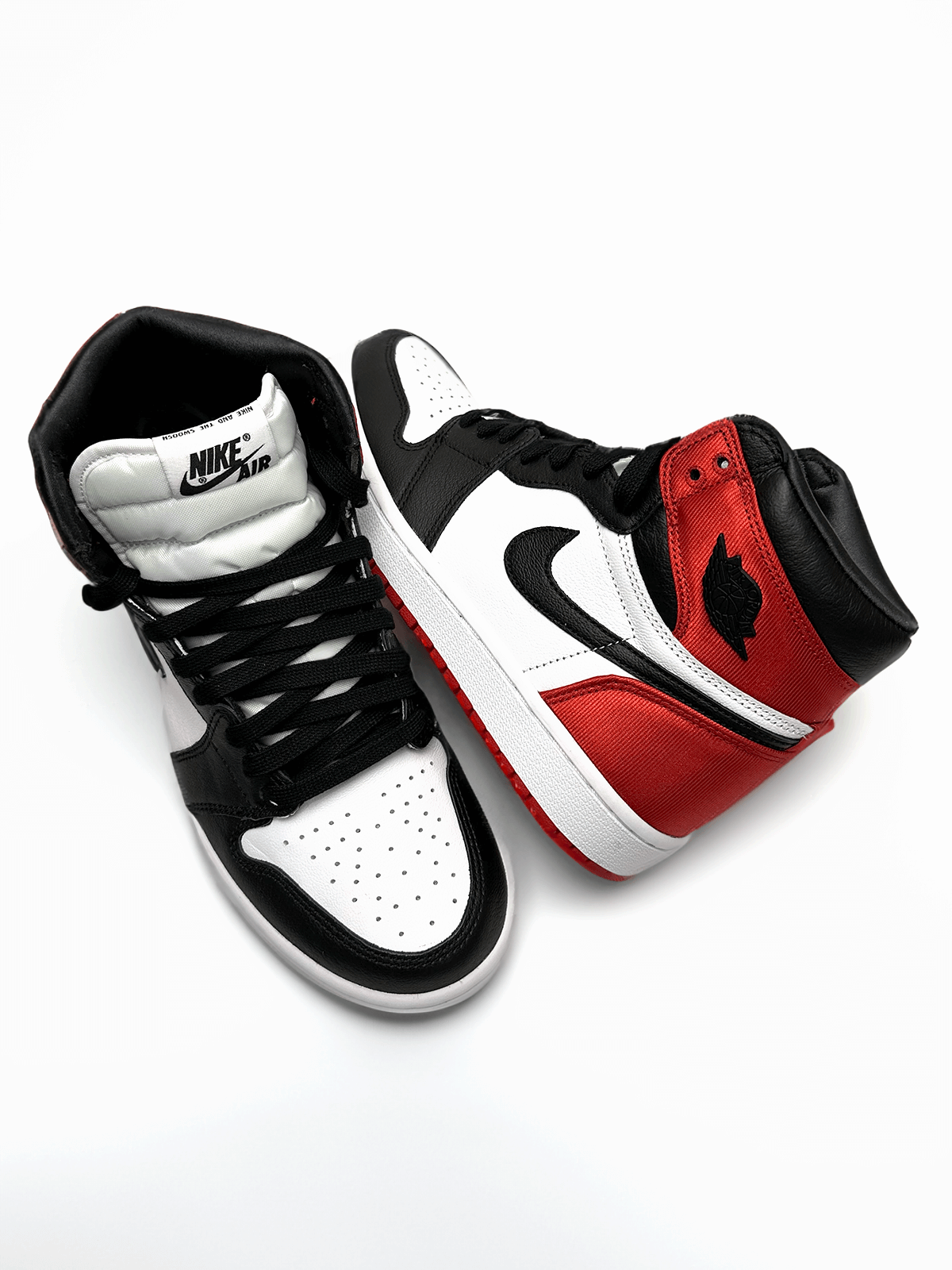 Where to buy air top jordan 1 satin black toe
