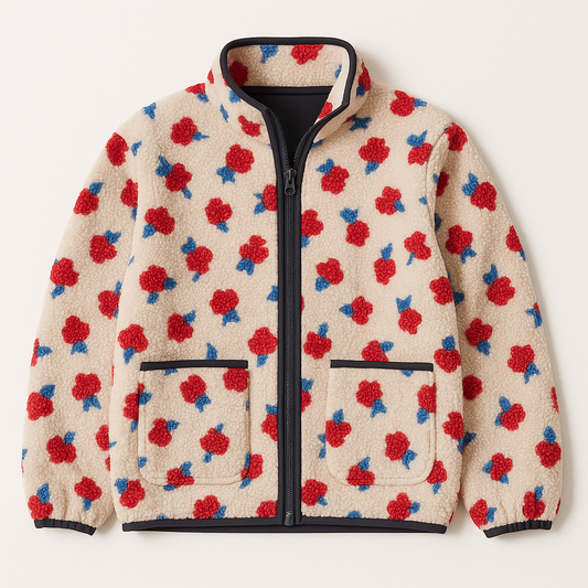 Mara Floral Sherpa Jacket