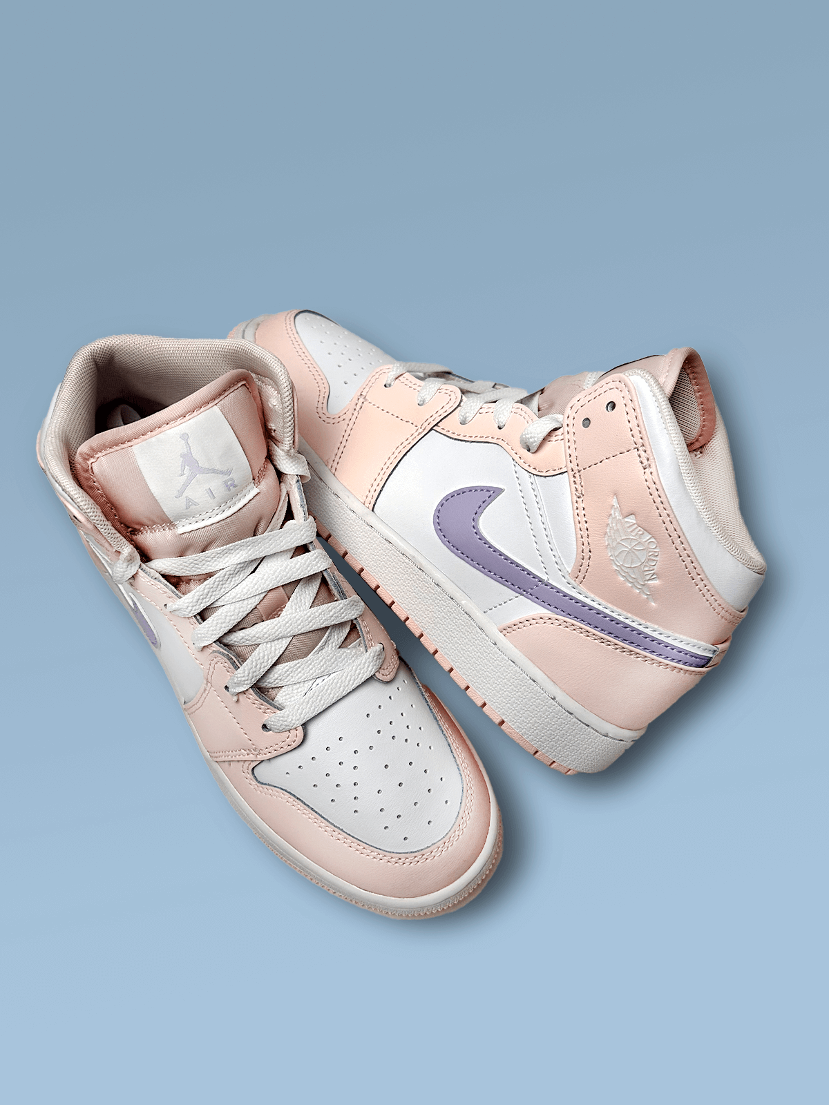 Jordans pink and purple sales