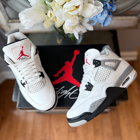 Jordan 4 White Cement