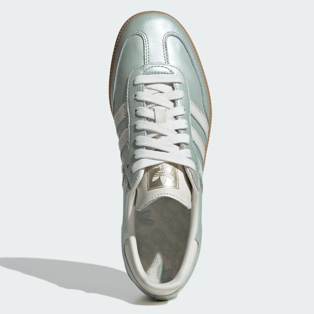 adidas Samba OG Linen Green Metallic Women's