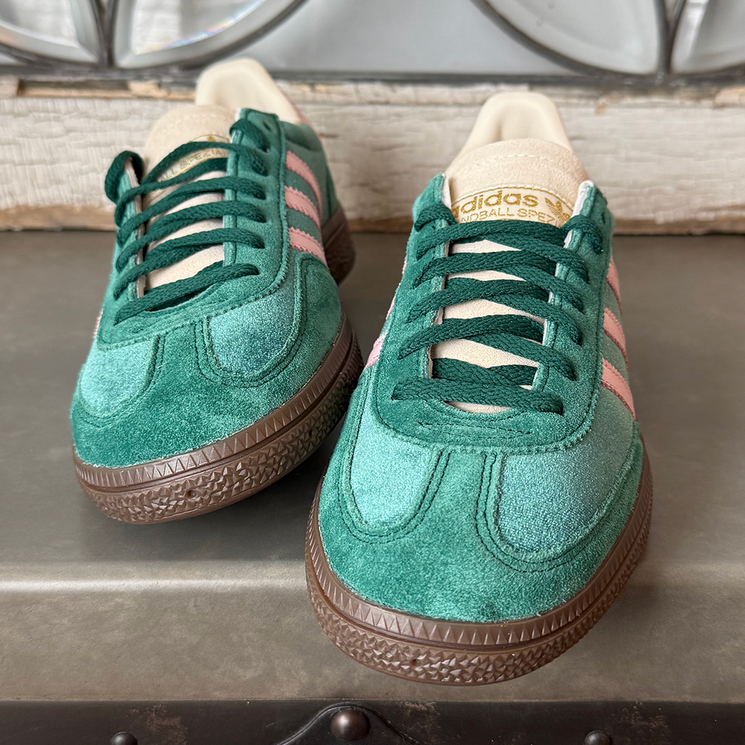 adidas Handball Spezial Green Pink Velvet Women's