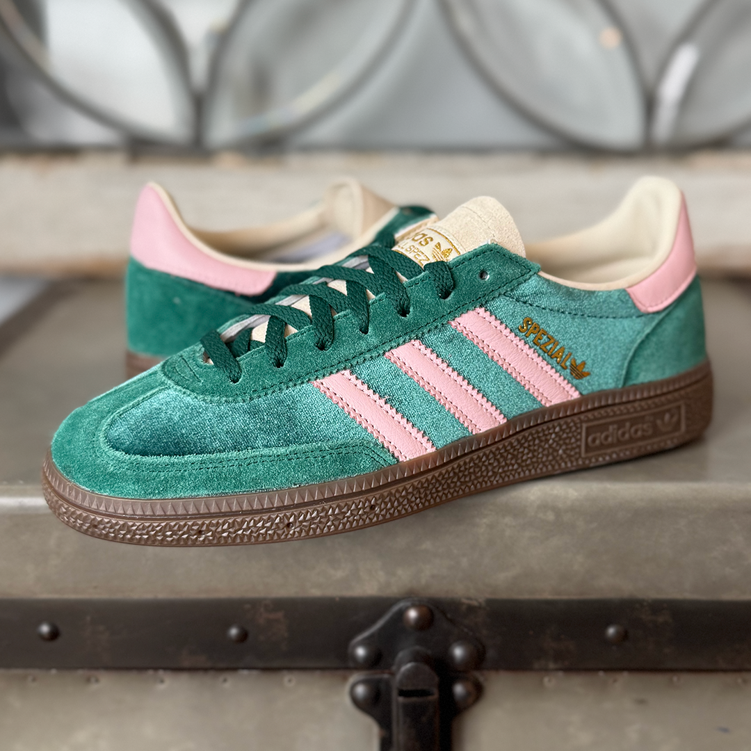 adidas Handball Spezial Green Pink Velvet Women's