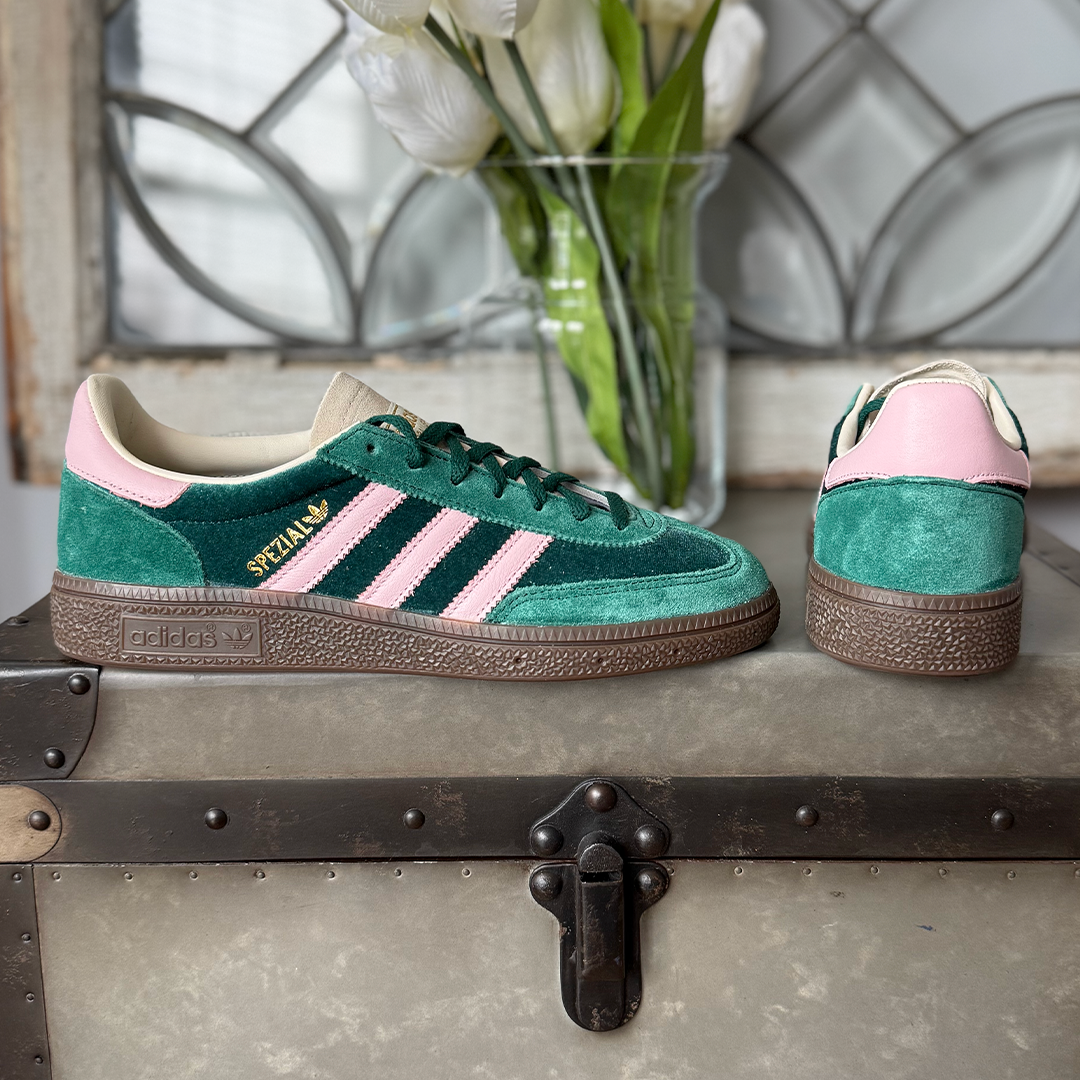 adidas Handball Spezial Green Pink Velvet Women's